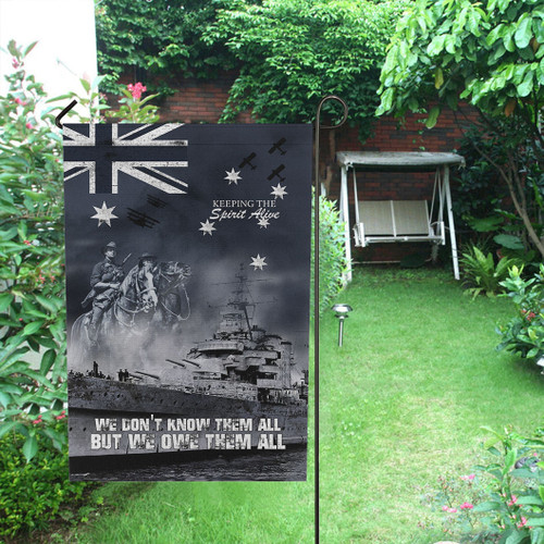 Australia Anzac Flag - Anzac Day Remember All The Battles Fought